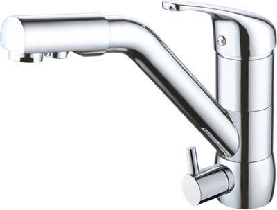 16026 Смеситель од-рыч. для кухни с фильтром "GANZER"  (10/1шт)