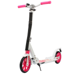 Самокат 2х-колес алюминий с аммортизатором, звонок на руле, ремень для переноски, р-р колесаPU 200мм, 1 шт.
