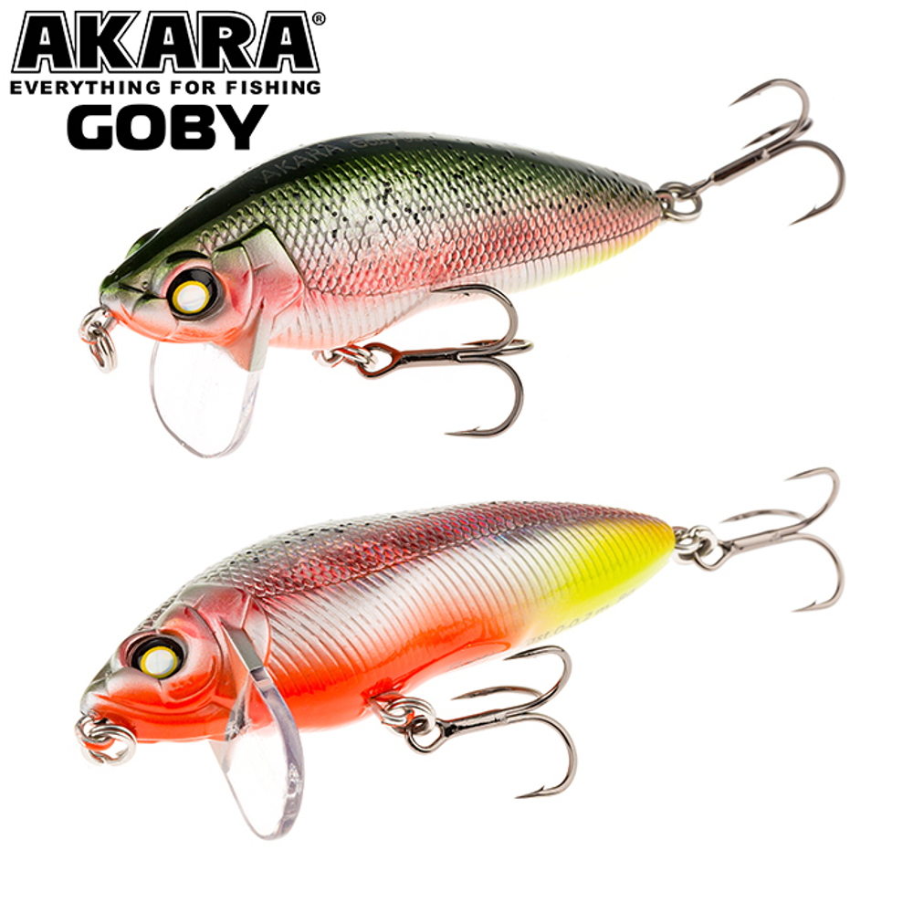 Воблер Akara Goby 65F 8 гр. (2/7 oz 2,6 in) A208