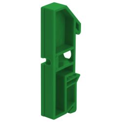 Изолятор для шин ЭРА NO-224-67 на DIN-рейку зеленый