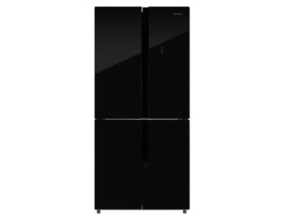 Холодильник трехкамерный Nordfrost RFQ 510 NFGB Total No Frost Side by Side инверторный черный