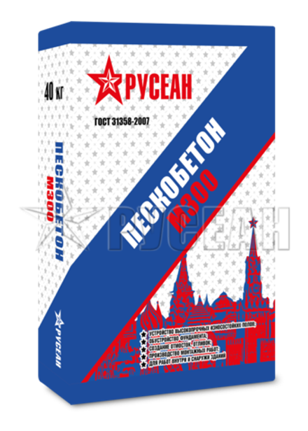 Пескобетон М-300 Русеан, 40кг