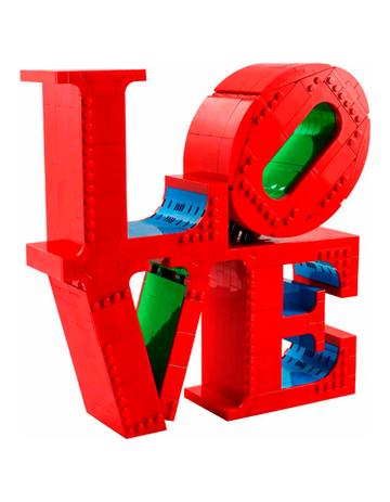 Конструктор Лего Арт LOVE — Любовь | LEGO Art LOVE 31214 — арт-панно, 791 деталь (18+)