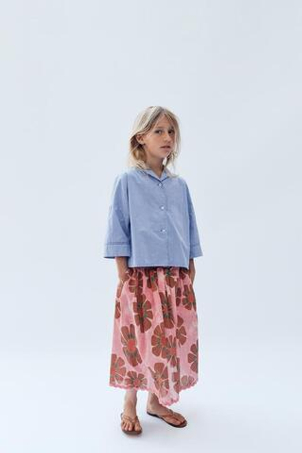 ZARA ЮБКА МИДИ С ЦВЕТОЧНЫМ ПРИНТОМ - LIMITED EDITION, С ПРИНТОМ