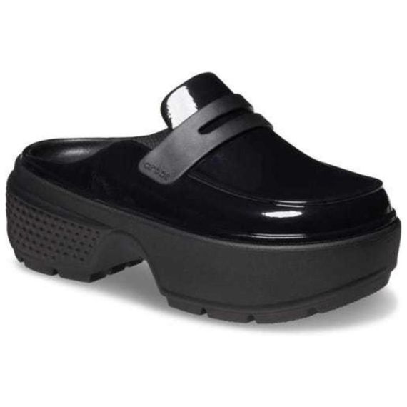 Crocs Stomp High Shine Loafer 'Black'