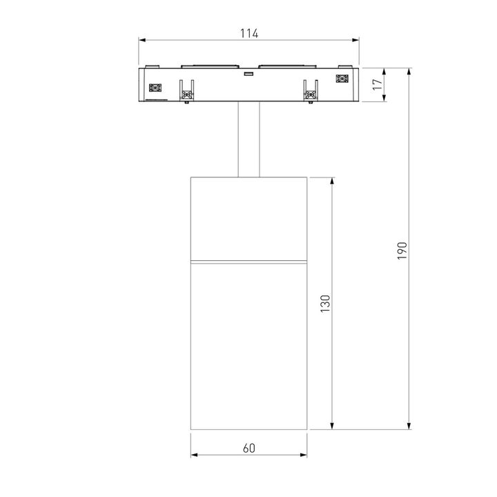 Трековый светодиодный светильник Elektrostandard Slim Magnetic Comfi 85189/01 a066517