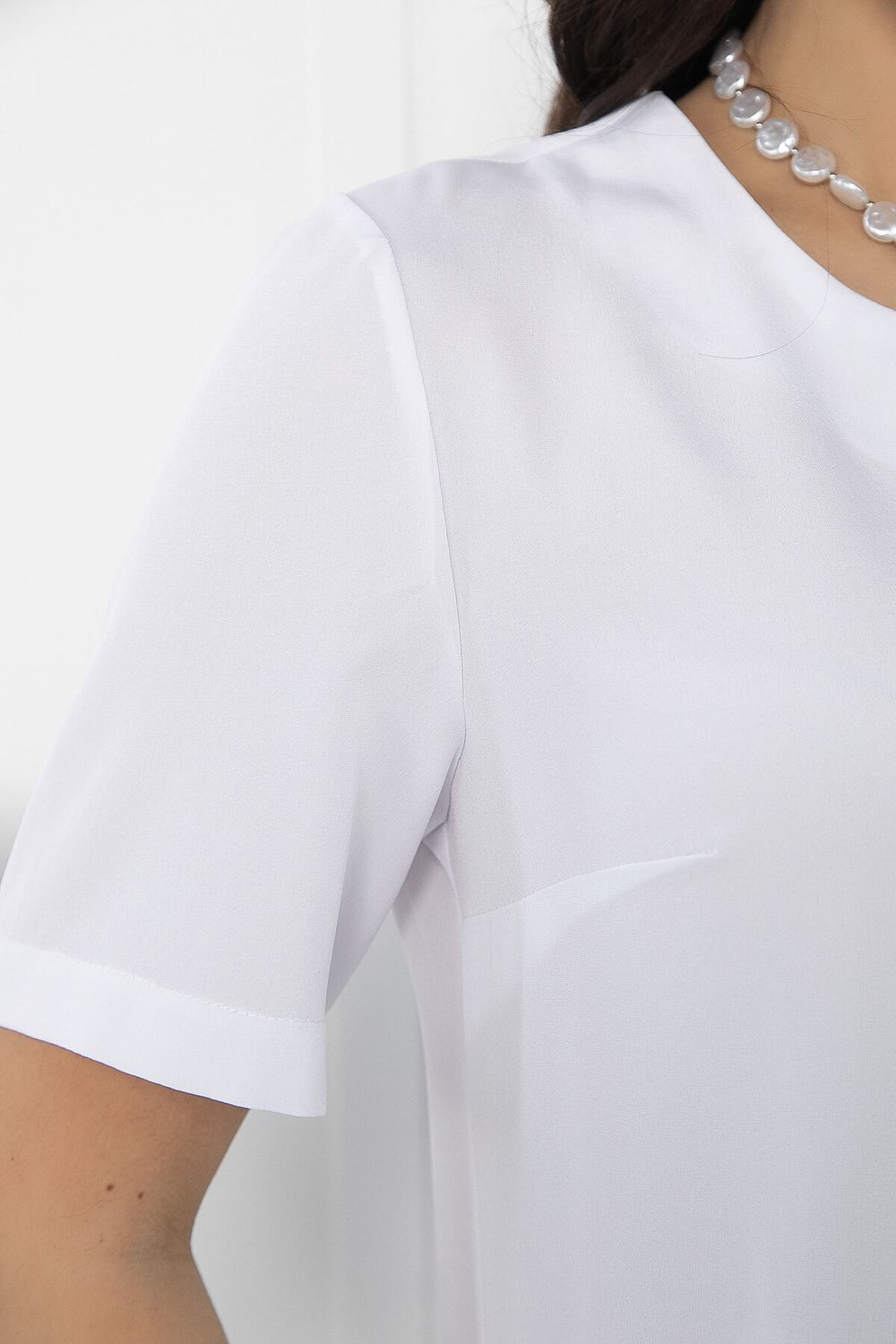 Блуза Лунный свет (белая) Б12789-25М LT Collection