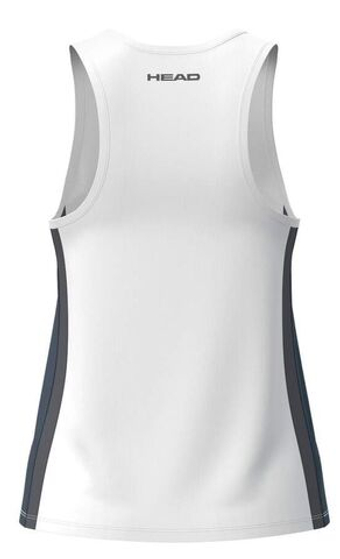 Женский топ теннисный Head Club 25 Tech Tank - navy/white