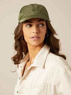 Кепка Alpha Embroidered Nylon Cap (оливковая - s.green)