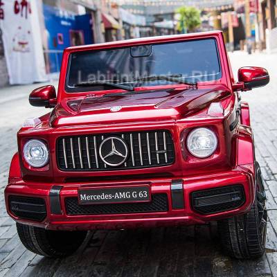 Детский электромобиль Mercedes-Benz AMG-G 63 красный