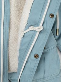 Парка демисезонная на меху "Голубой камень"