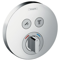 Смеситель для душа встроенный Hansgrohe ShowerSelect S 15748000 2 потребителя