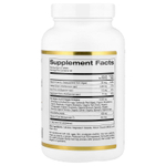 California Gold Nutrition, кальций из водорослей, добавка с кальцием, витамином D3 и магнием, органическая клубника, малина и голубика, 180 таблеток