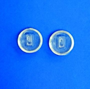 Носоупор парный мягкий на защелке L015 (9 мм), 10 пар