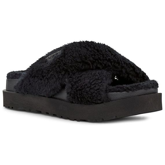 Ugg Sweetheart Cross Strap Plush 'Black'