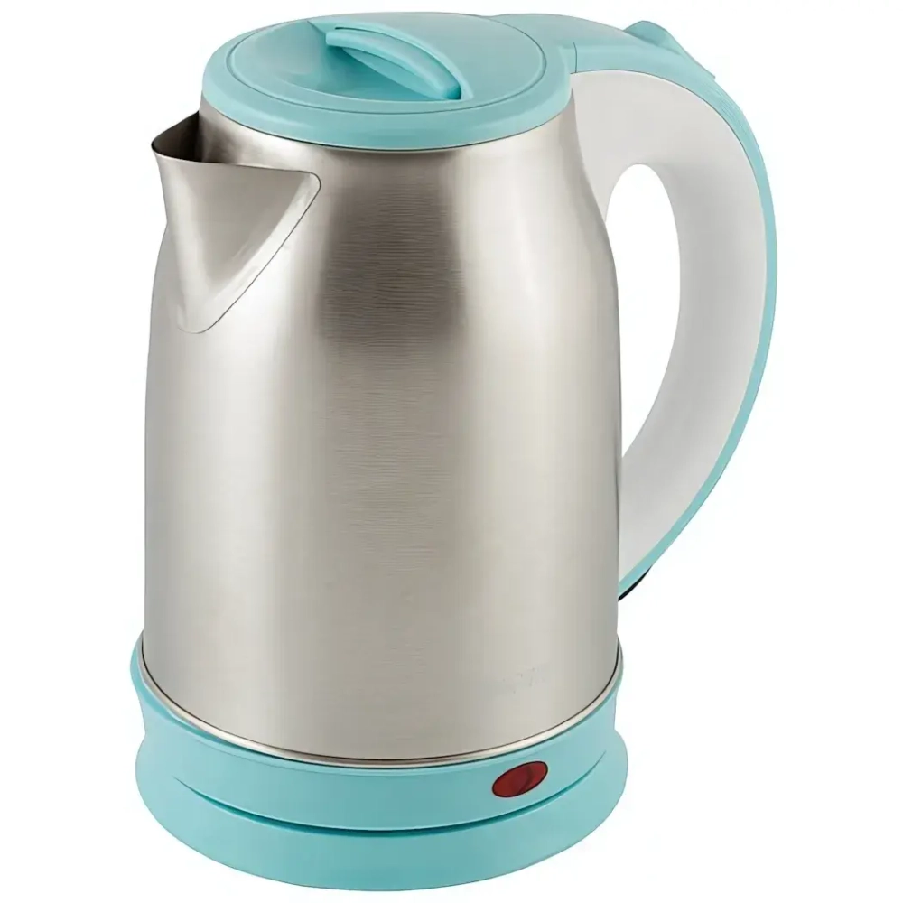 Чайник из нержавеющей стали 1,8л «ENERGY» бело-голубой 007367