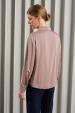 22880 Блузка женская (кофейный)