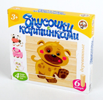Игра развивающая деревянная БРУСОЧКИ с картинками