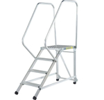 Лестница подмости MEGAL ЛП-0,8 с двумя поручнями