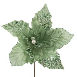 GAEM Цветок искусственный "Пуансеттия", L25 W25 H45 см