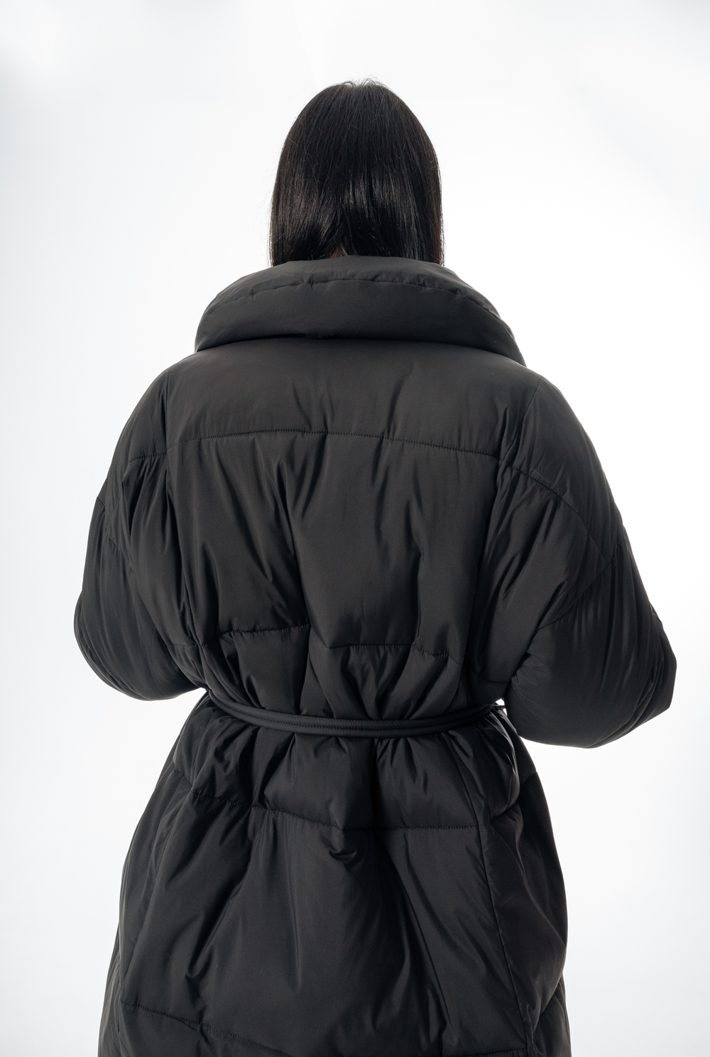 Длиный пуховик с наполнителем - БиоПух