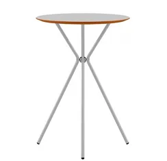 Барный стол Kilig Ø60х110 см, белый, серый