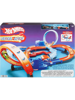 Hot Wheels HXR71 Взрывной запуск, трасса с ускорителем для трюков, машинки Hot Wheels, оригинал Mattel