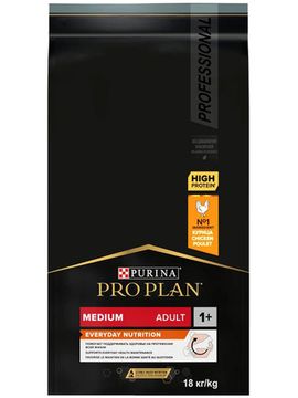 Pro Plan Adult Medium Сухой корм для собак средних пород с курицей 18 кг
