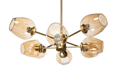 Лампа потолочная Garda Decor латунь 92EL-YG18644-8P