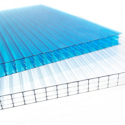 Сотовый поликарбонат 10mm 2,1х12 м  (12,1 кг) Royalplast (прозрачный)