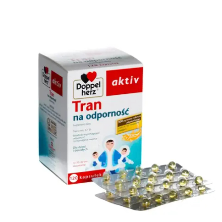 Doppelherz Aktiv Tran для иммунитета - 120 капсул