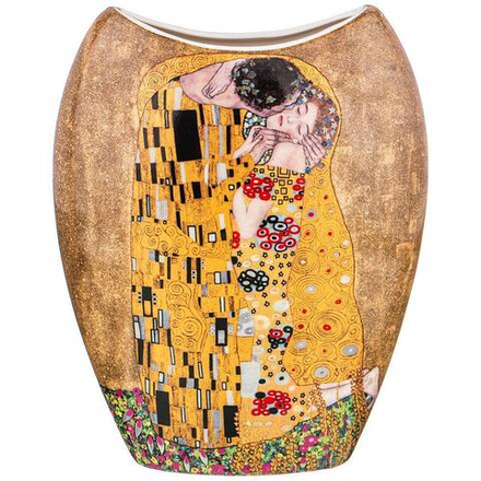 ВАЗА LEFARD "ПОЦЕЛУЙ" (Г. КЛИМТ) 20,5СМ, ЗОЛОТАЯ (КОР=18ШТ.)