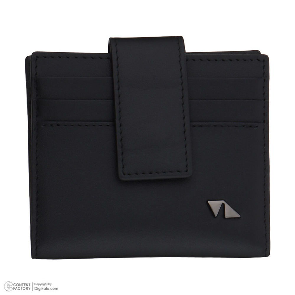 Картхолдер натуральная кожа Mashad Leather D5557-001 888 черная кредитница для карт