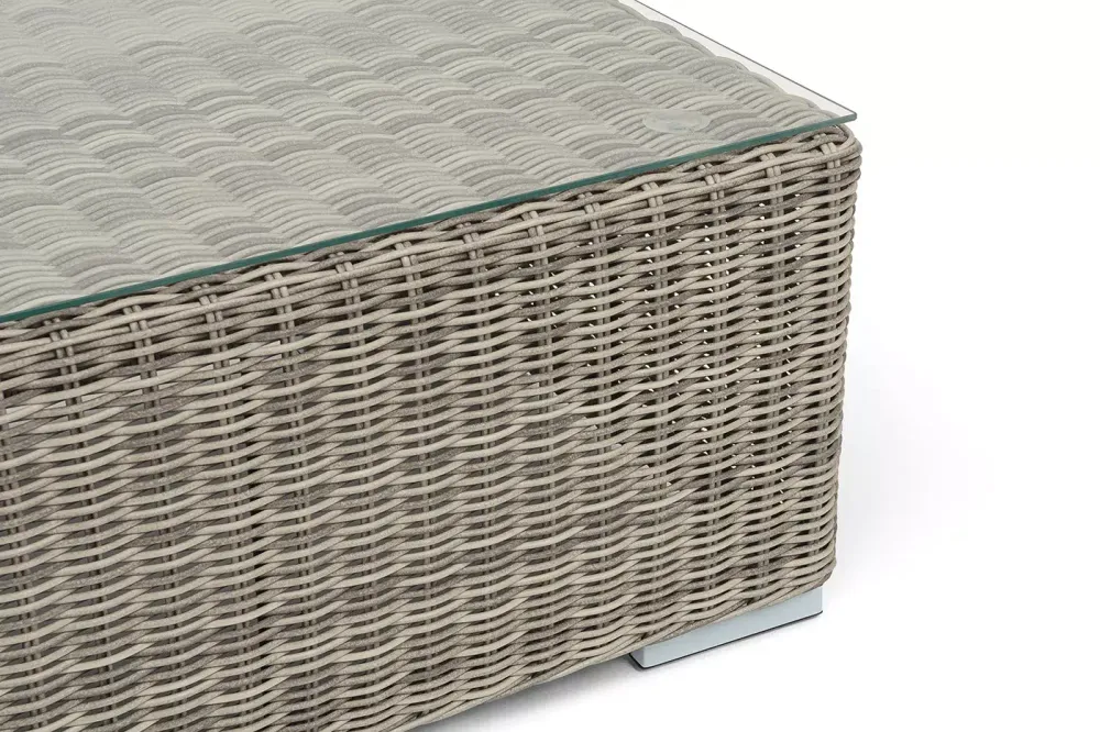 "Боно" журнальный столик из искусственного ротанга, цвет бежевый