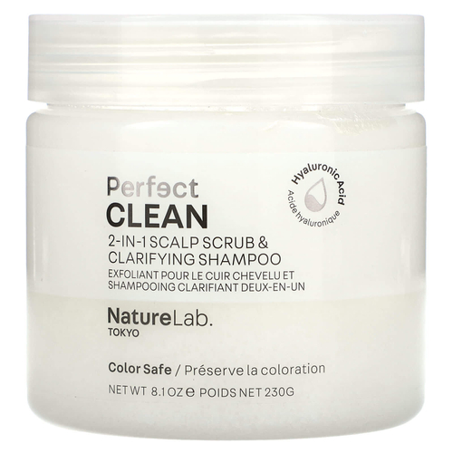 NatureLab Tokyo, Perfect Clean, 2 в 1 скраб для кожи головы и очищающий шампунь, 230 г (8,1 унции)