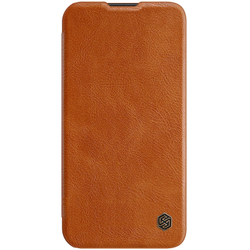 Кожаный чехол-книжка Nillkin Leather Qin Pro c защитой камеры для iPhone 14