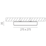 226202 Светильник ARCO QUA LED 20W 1920LM БЕЛЫЙ 3000K