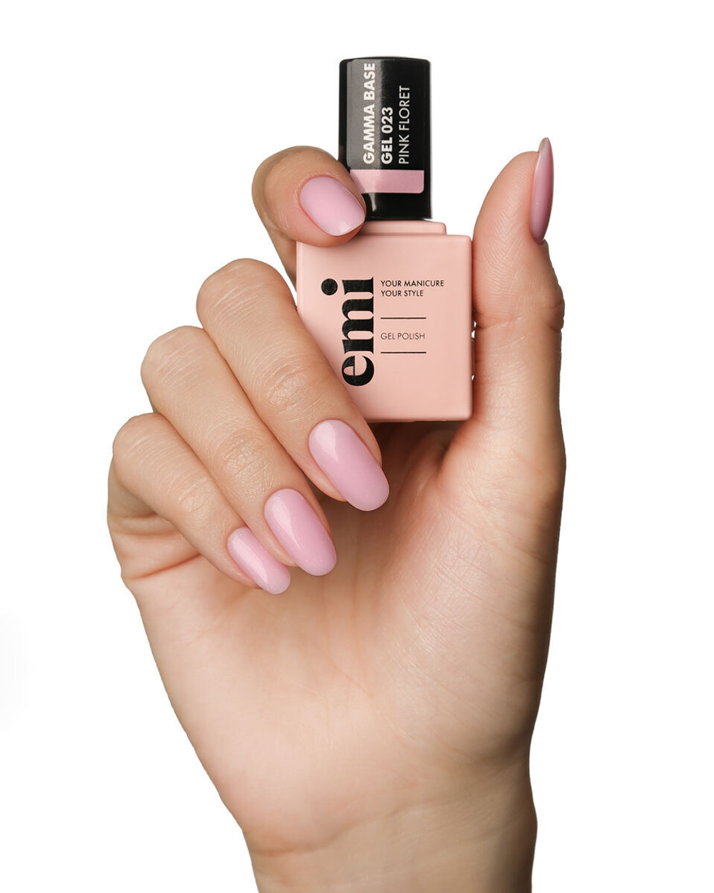 E.MiLac Gamma Base Gel №023 Pink floret, 15 мл