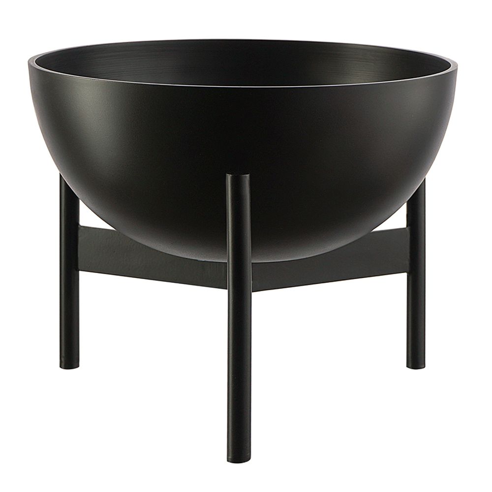 Кашпо для цветов Laly, 20 см, черное