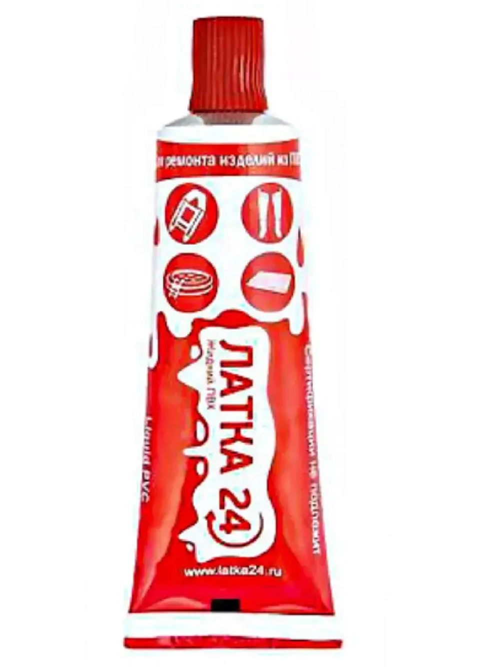 Жидкая ЛАТКА24 25гр. цв. красный