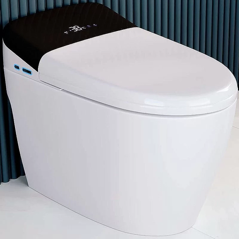 Унитаз приставной RGW SW-30 63420130-01 белый, безободковый, с крышкой микролифт, слив торнадо