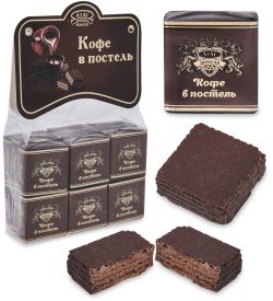 AT-111/1 Вафли глаз. «Кофе в постель» с ароматом кофе 210 гр