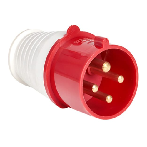 EKF Вилка силовая CEE переносная 014 3Р+РЕ 16А 380В IP44 ps-014-16-380