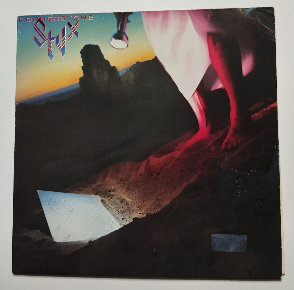 Винтажная виниловая пластинка LP Styx Cornerstone (Germany 1979)