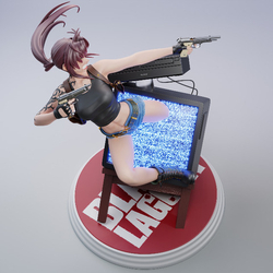 Фигурка Реви Пираты Чёрной лагуны Revy Black Lagoon Rebecca