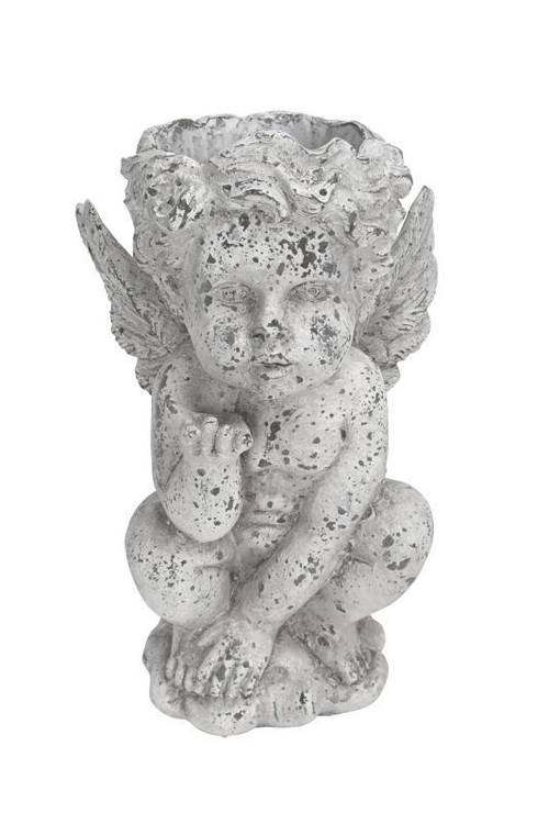 Кашпо "Античный Ангел" 18x17x32см