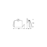 Держатель туалетной бумаги Grohe Essentials с крышкой Хром (40367001)