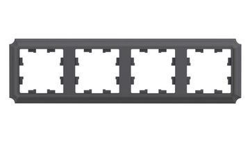 Рамка 4-м AtlasDesign Antique универс. базальт SE ATN101404