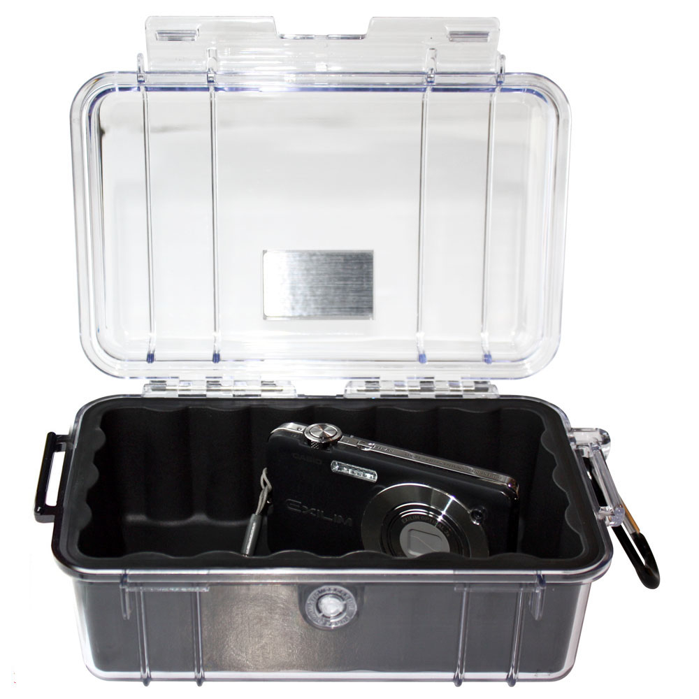 Защитный кейс Peli™ 1050 прозрачный с черной вставкой