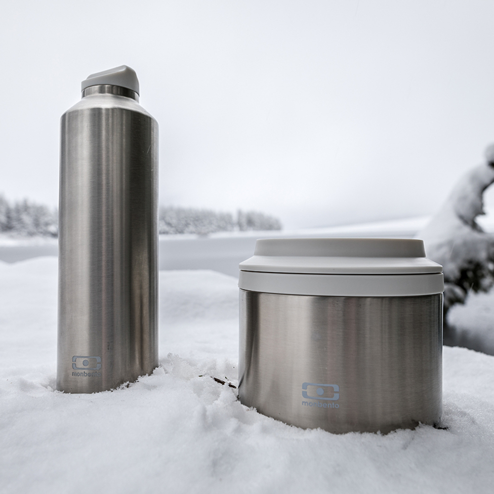 Контейнер для еды mb element s серебро